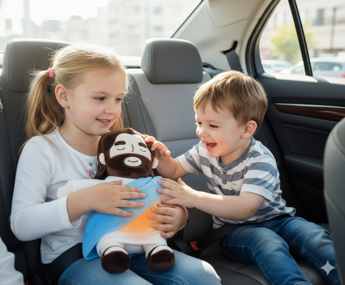 BlessedBestie Jesus Soothes Plush Doll