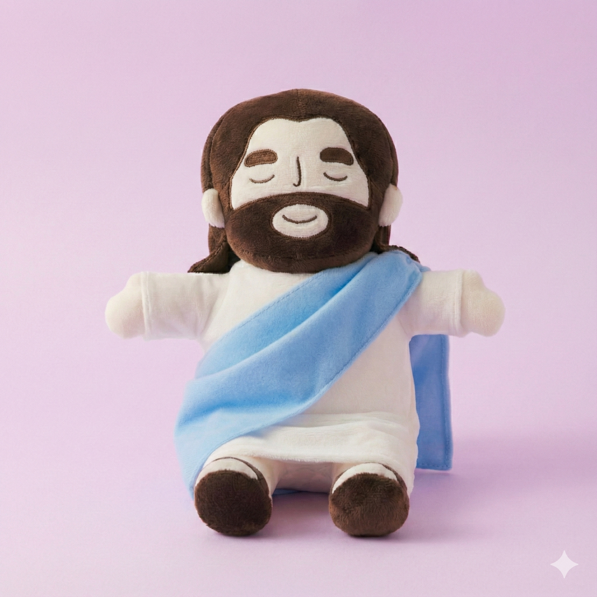 BlessedBestie Jesus Soothes Plush Doll