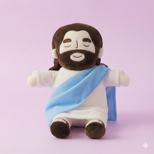 BlessedBestie Jesus Soothes Plush Toy