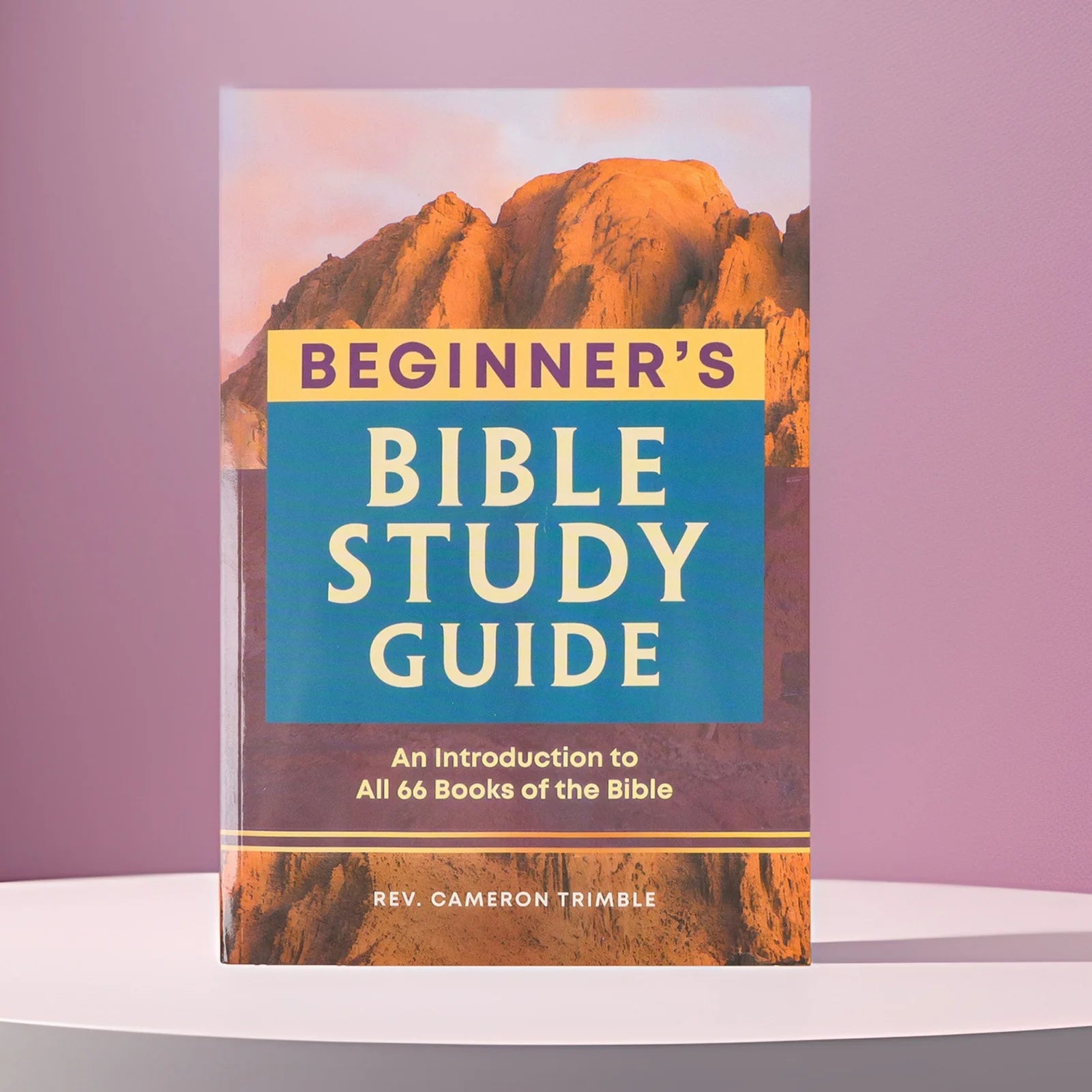 Bible Study Guide for Beginners: Mountain Cover Scripture Journal & Notes