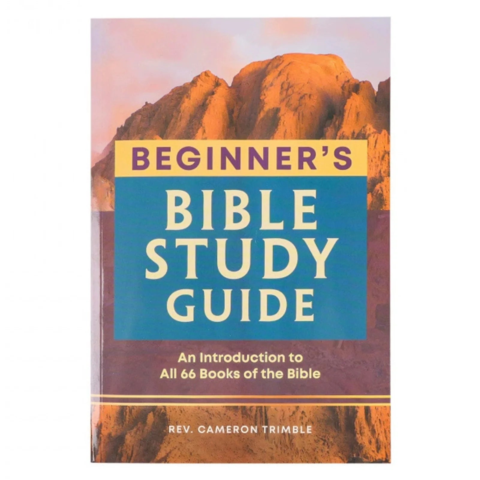 Bible Study Guide for Beginners: Mountain Cover Scripture Journal & Notes