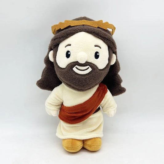 Sofa Cushion Home Decoration Jesus Cotton Sleep Hug Pillow Stuffed Jesus Cartoon 28cm Jesus