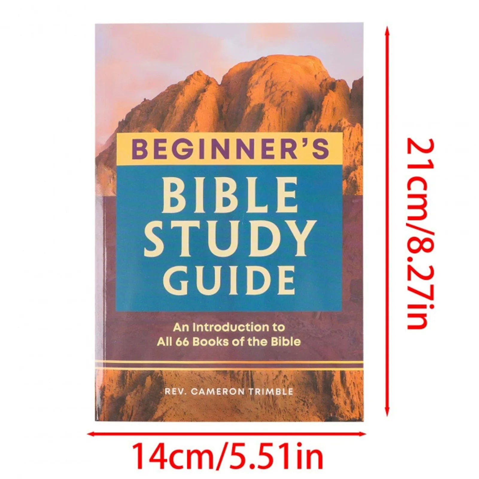 Bible Study Guide for Beginners: Mountain Cover Scripture Journal & Notes