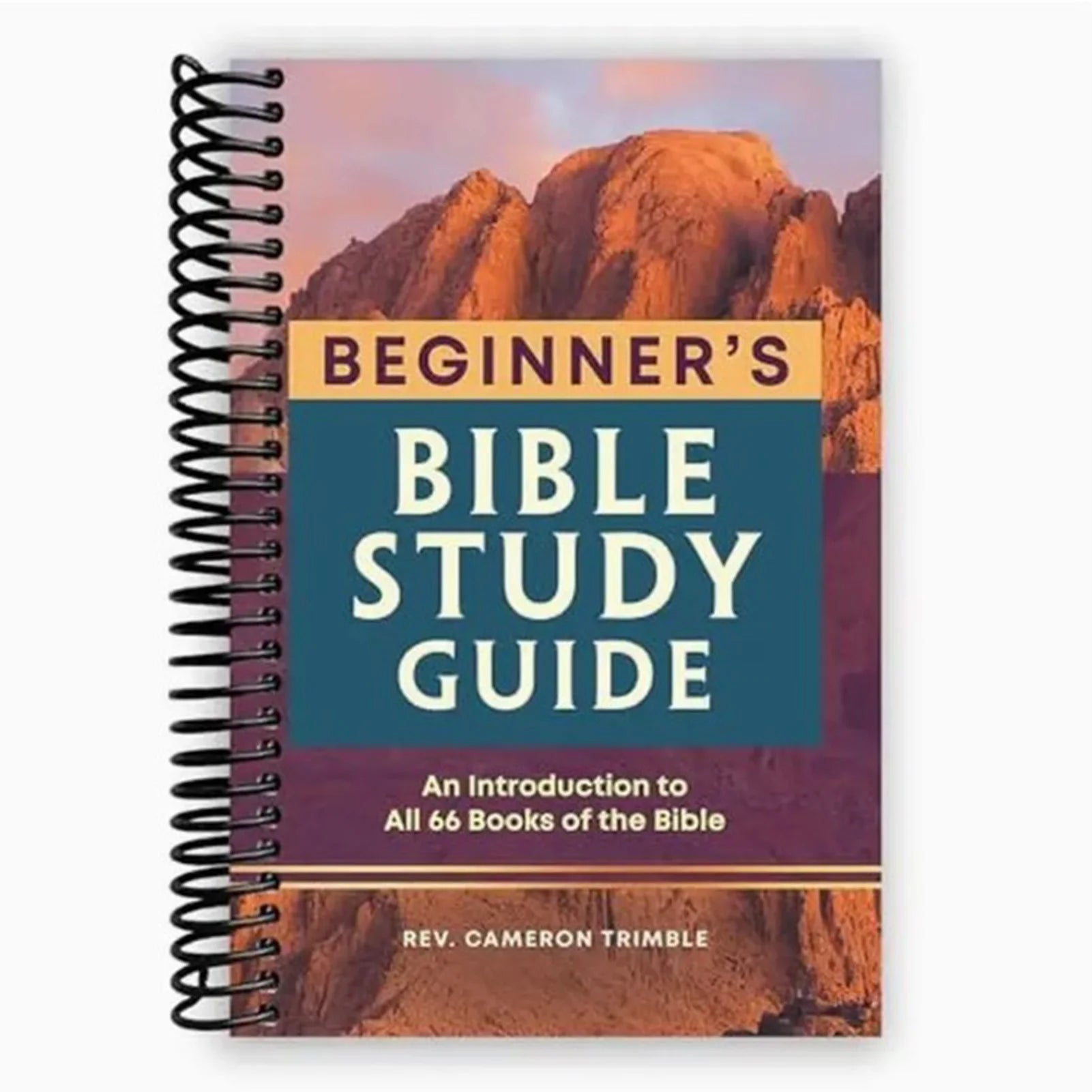 Bible Study Guide for Beginners: Mountain Cover Scripture Journal & Notes