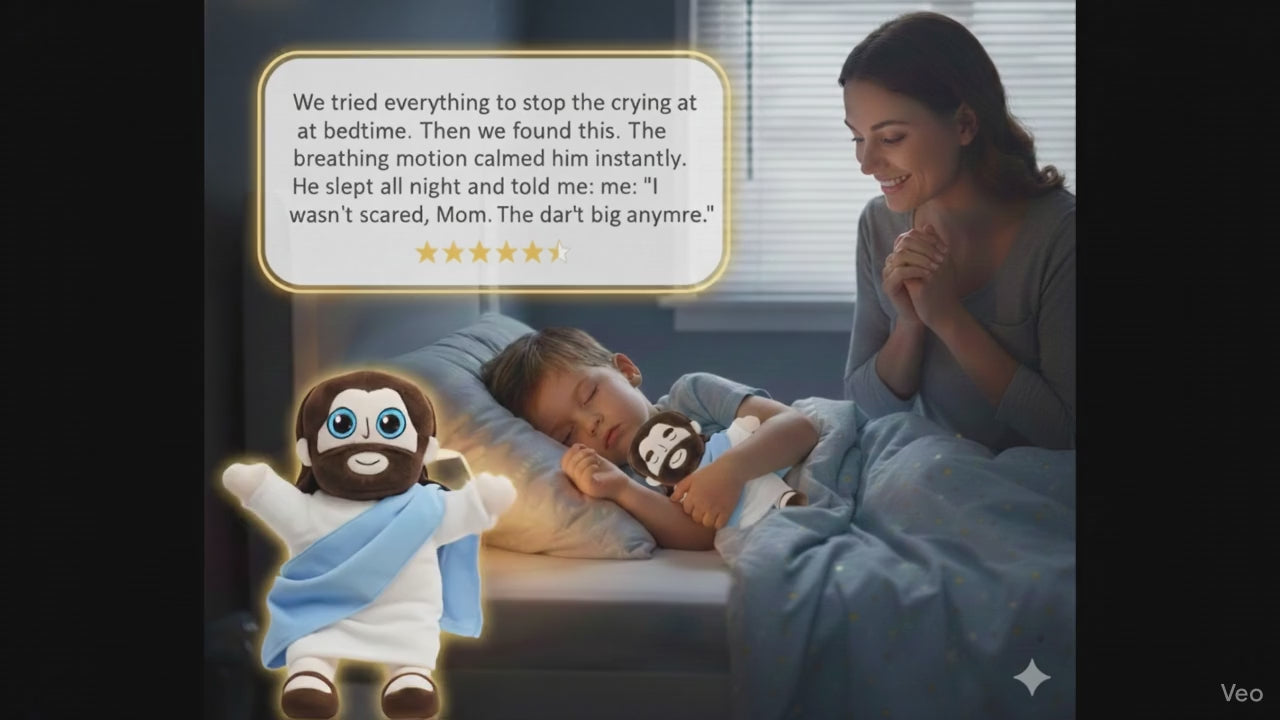 BlessedBestie Jesus Soothes Plush Doll