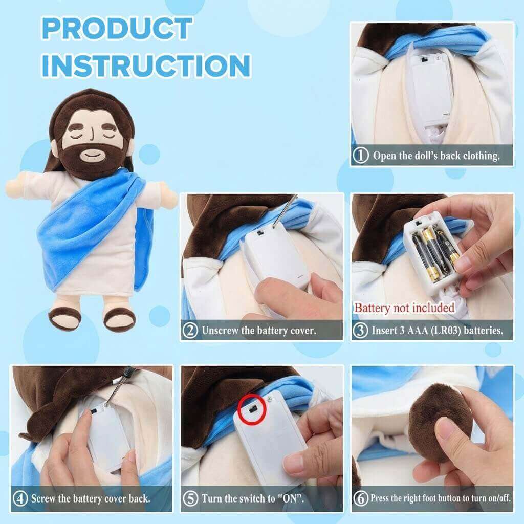 BlessedBestie™ Jesus Plush Dolls x3