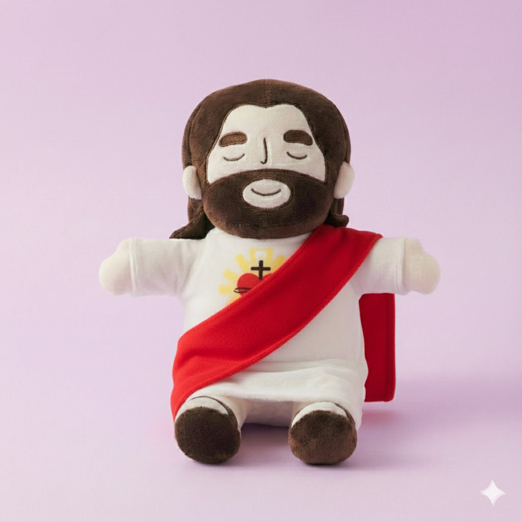 BlessedBestie Jesus Soothes Plush Doll